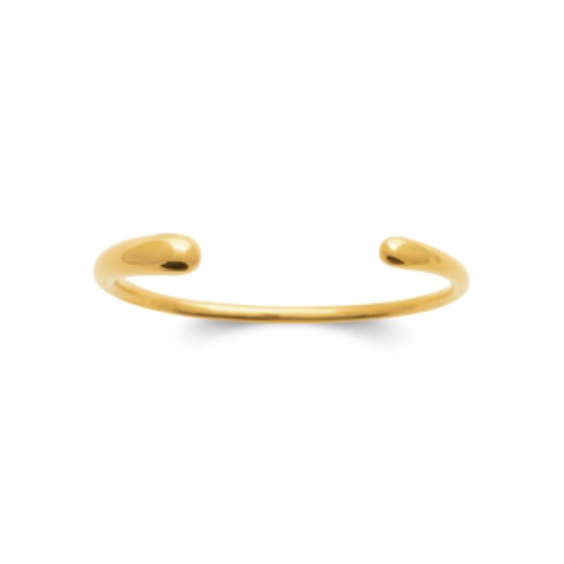 Coque de Nacre Bracelet jonc acier doré 312189