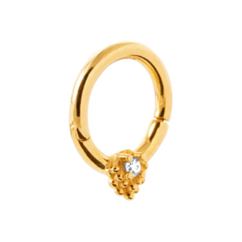 Coque de Nacre Créoles plaqué or 2677610