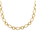 Coque de Nacre Collier acier doré 312346