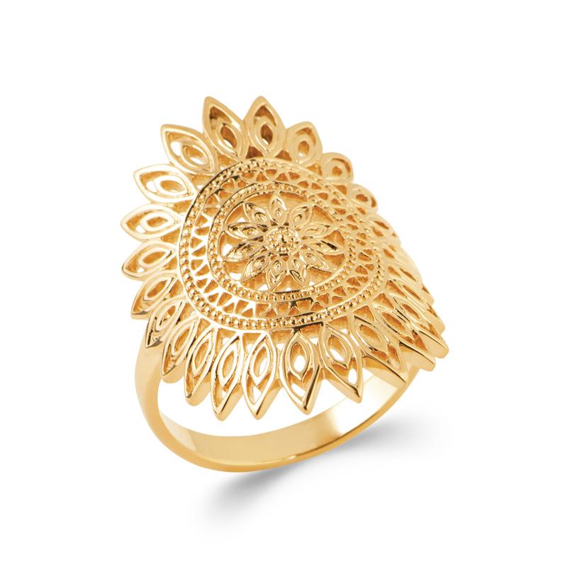 Coque de Nacre Bague plaqué or 2287100