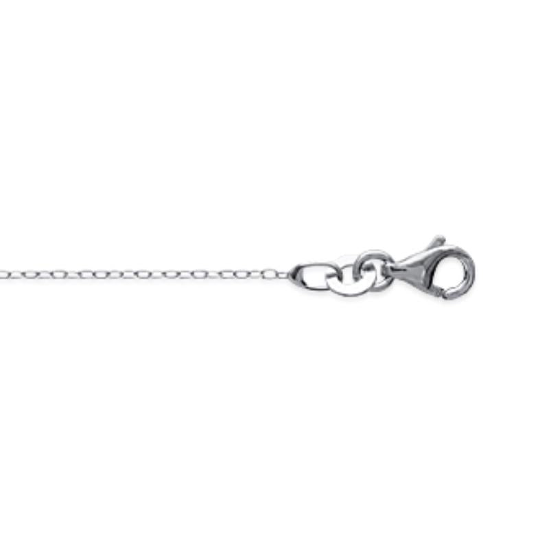 Coque de Nacre Chaîne maille forçat argent 724020