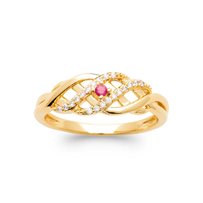 Coque de Nacre Bague plaqué or 2986120