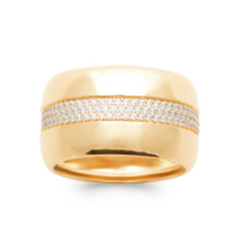 Coque de Nacre Bague plaqué or 2975010