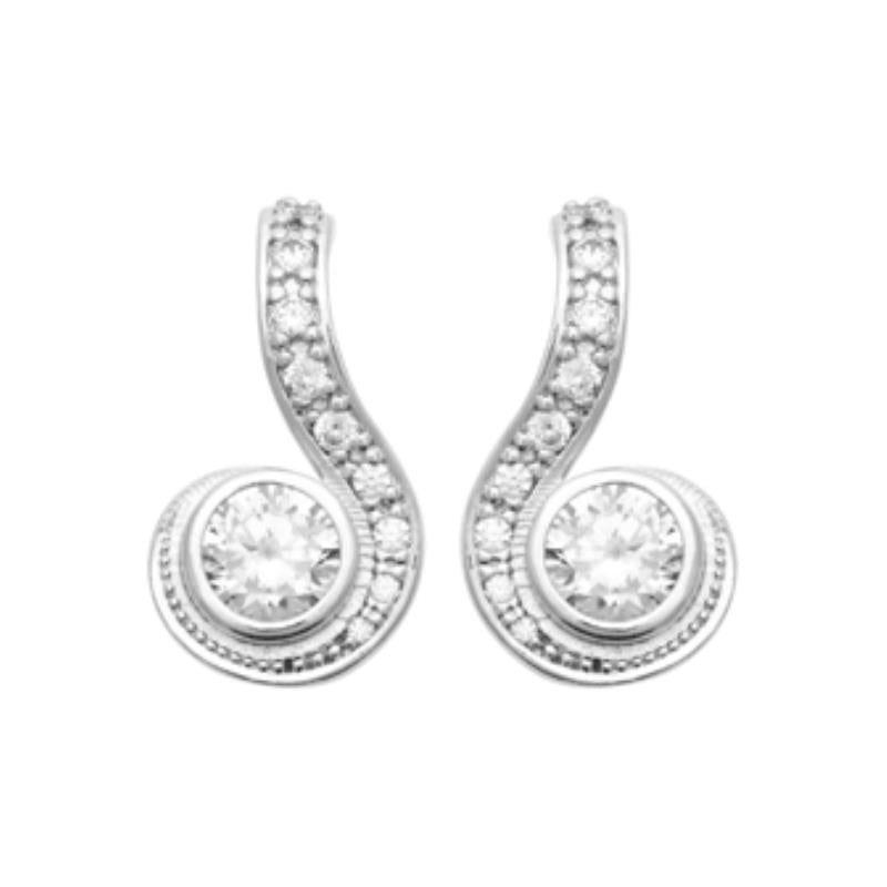 Coque de Nacre Boucles d'oreilles argent 1585210