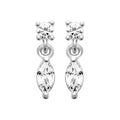 Coque de Nacre Puces d'oreilles argent 13082710