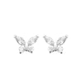 Coque de Nacre Puces d'oreilles argent 13080310