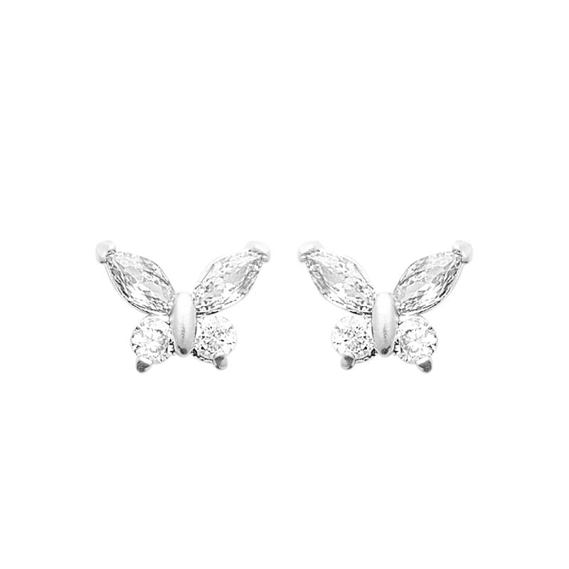 Coque de Nacre Puces d'oreilles argent 13080310