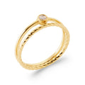Coque de Nacre Bague plaqué or 2955110