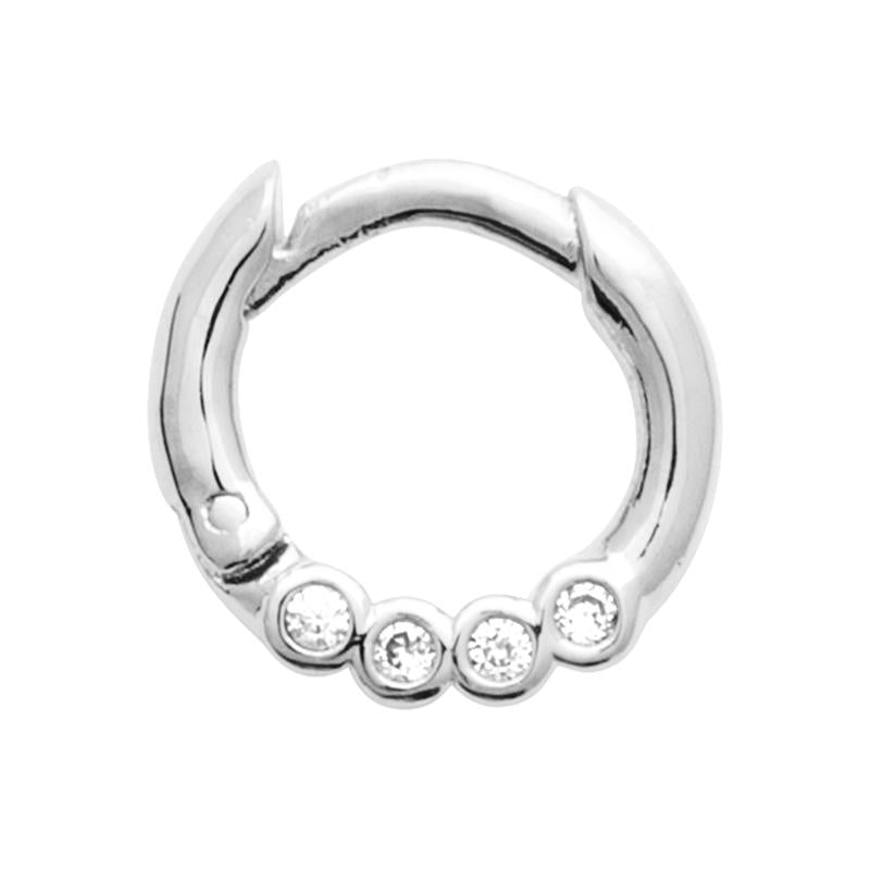 Coque de Nacre Créoles argent 1676210