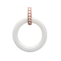 Coque de Nacre Pendentif plaqué or rose 2754610