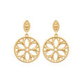 Coque de Nacre Boucles d'oreilles pendantes plaqué or 23066000