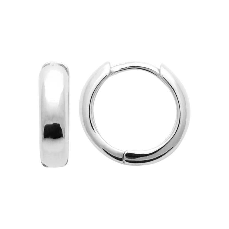 Coque de Nacre Créoles argent 7648812