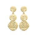 Coque de Nacre Boucles d'oreilles pendantes plaqué or 2578500