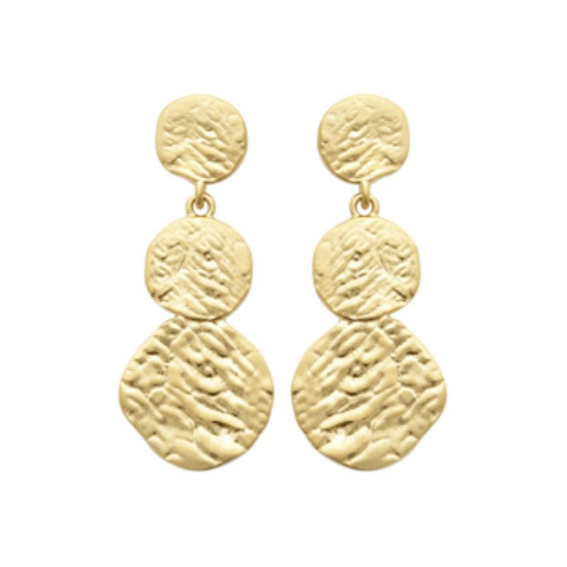 Coque de Nacre Boucles d'oreilles pendantes plaqué or 2578500