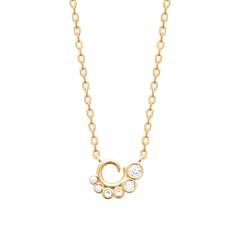Coque de Nacre Collier plaqué or 974306