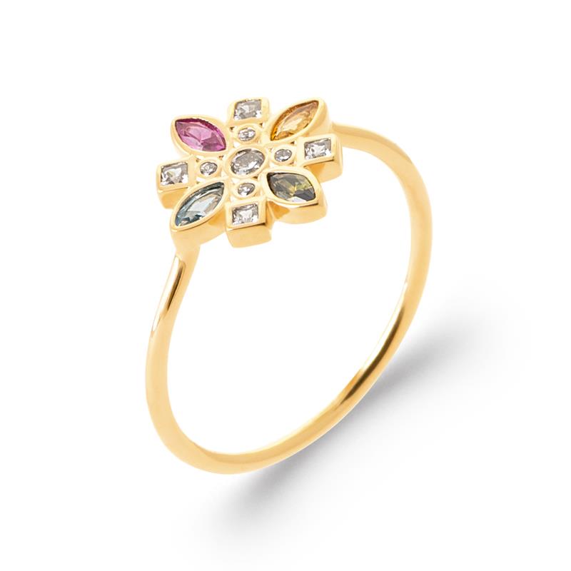 Coque de Nacre Bague plaqué or 20009105