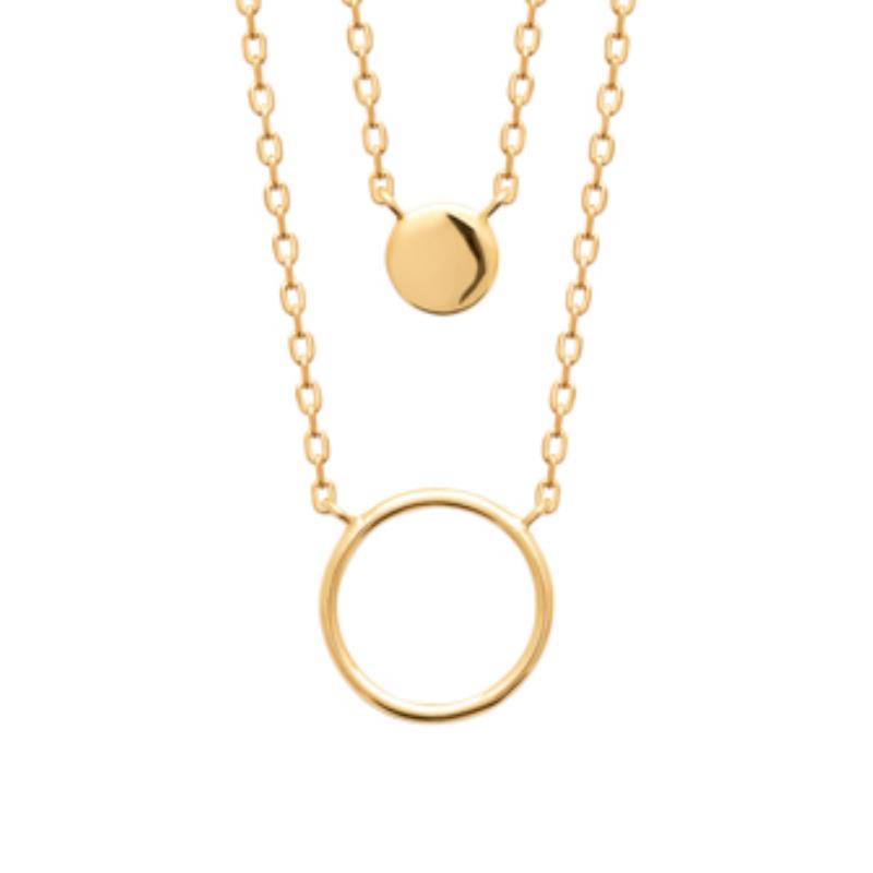 Coque de Nacre Collier plaqué or 921477