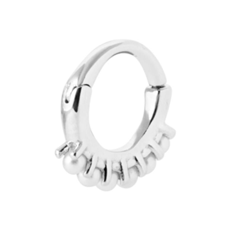 Coque de Nacre Créoles argent 16754014