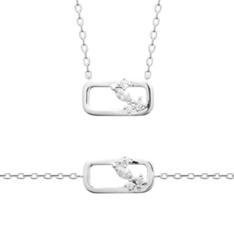 Coque de Nacre Chaîne argent 874046