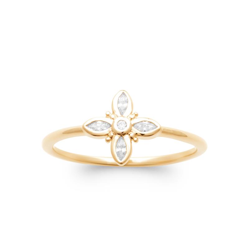 Coque de Nacre Bague plaqué or 2964510