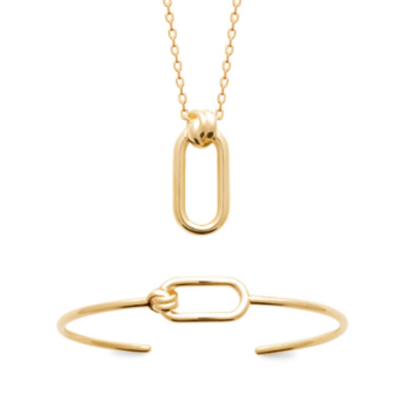 Coque de Nacre Collier plaqué or 922087