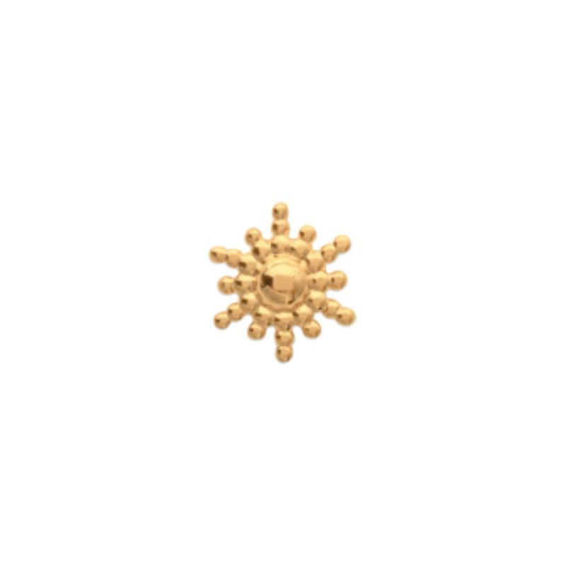 Coque de Nacre Boucle d'oreille à l'unité plaqué or 2556300U