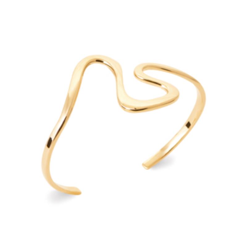 Coque de Nacre Bracelet jonc plaqué or 922221