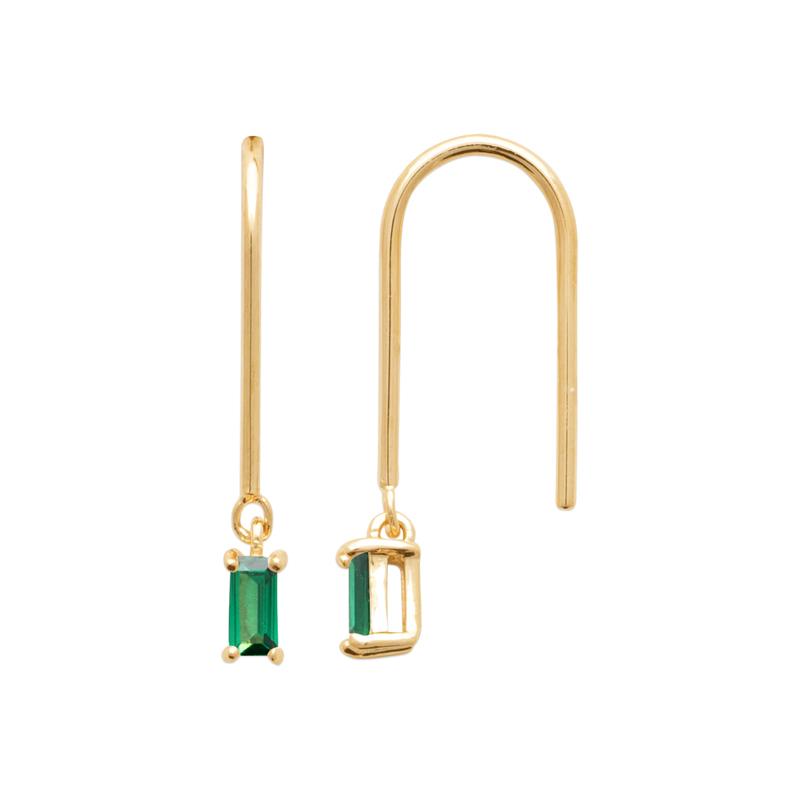 Coque de Nacre Boucles d'oreilles pendantes plaqué or 23034250