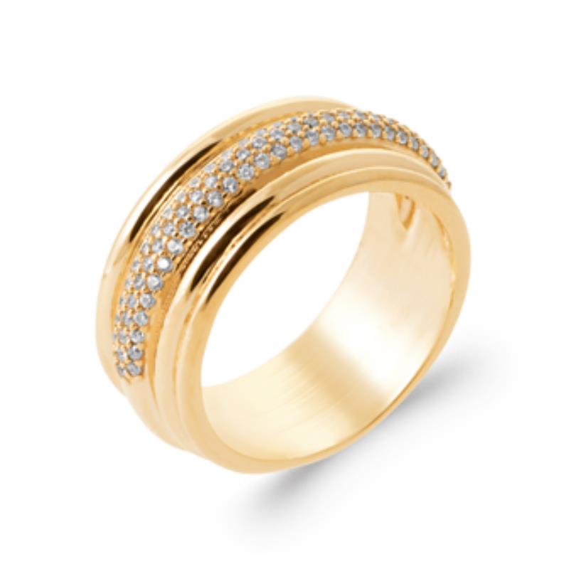 Coque de Nacre Bague plaqué or 2969210