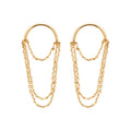 Coque de Nacre Boucles d'oreilles pendantes plaqué or 23035700
