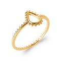 Coque de Nacre Bague plaqué or 2932200