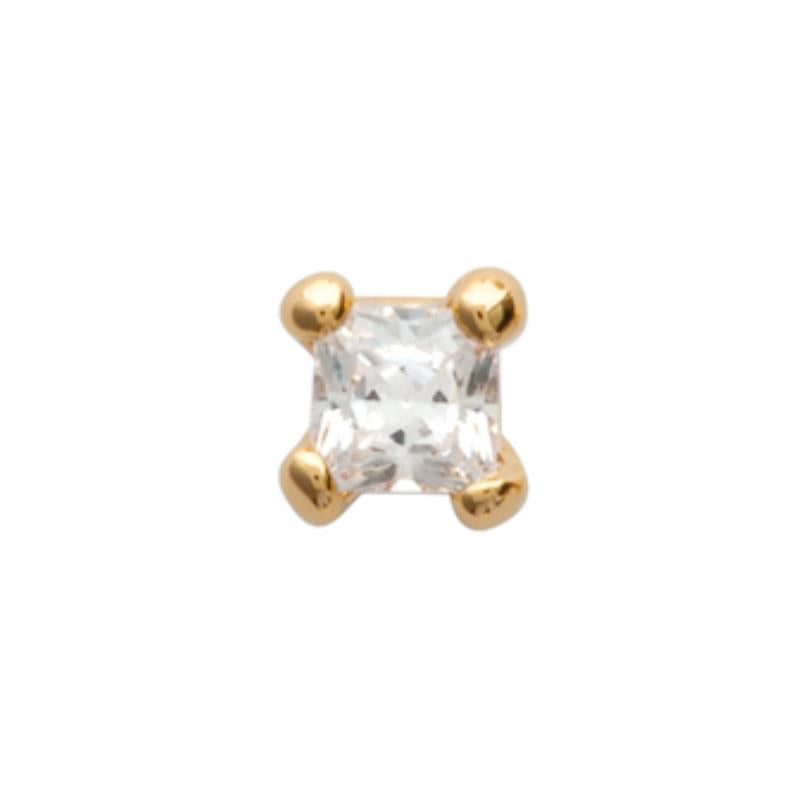 Coque de Nacre Boucle d'oreille à l'unité plaqué or 25114102U