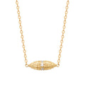 Coque de Nacre Collier plaqué or 973743