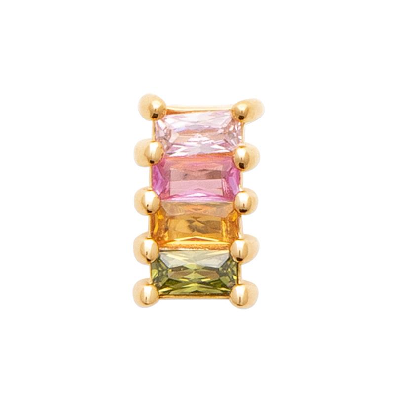 Coque de Nacre Boucle d'oreille à l'unité plaqué or 23086605U