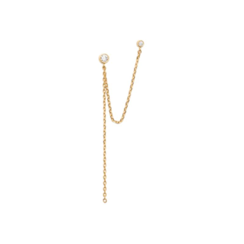 Coque de Nacre Boucle d'oreille à l'unité plaqué or 2593710U