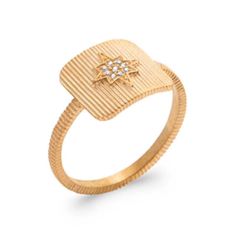 Coque de Nacre Bague plaqué or 2902610
