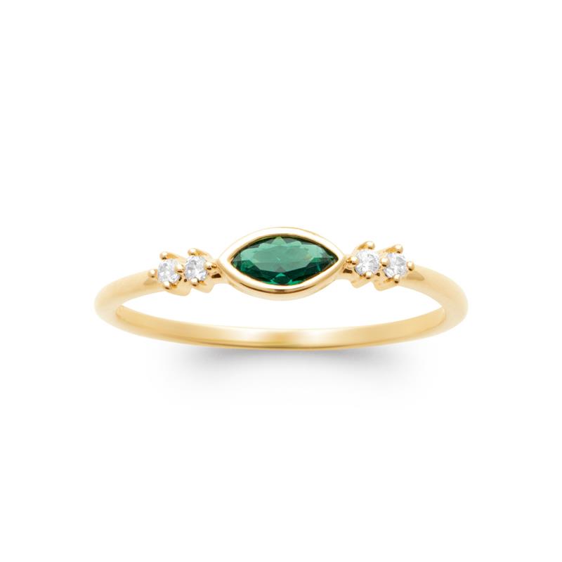 Coque de Nacre Bague plaqué or 2963950