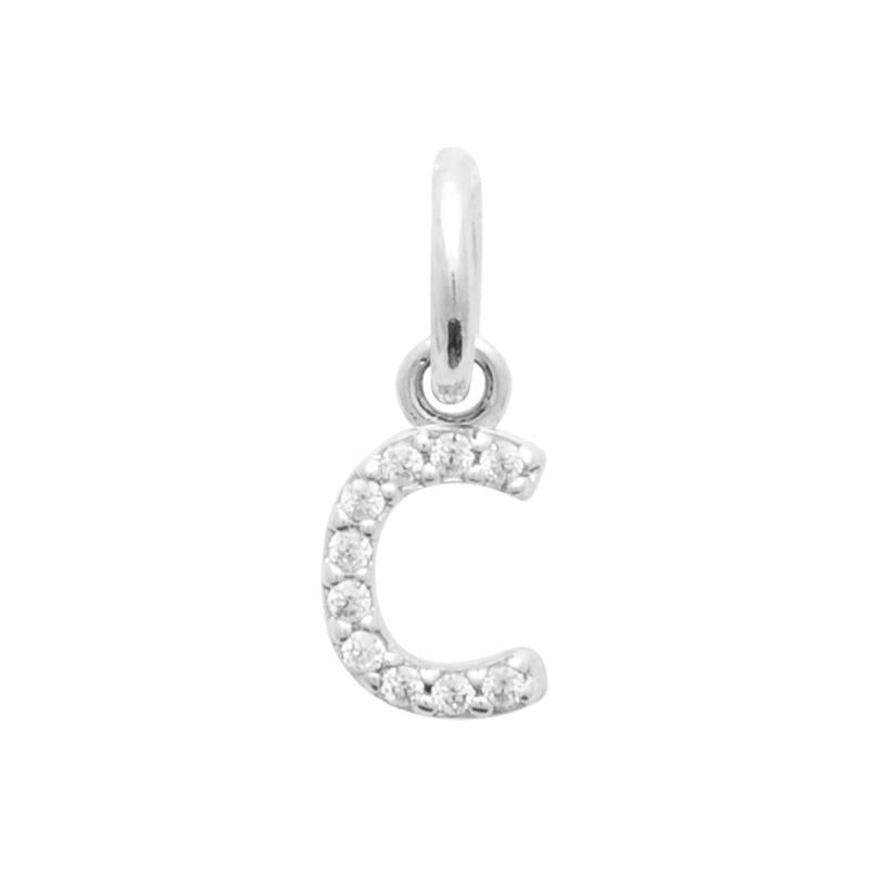 Coque de Nacre Pendentif initiale argent 1776703