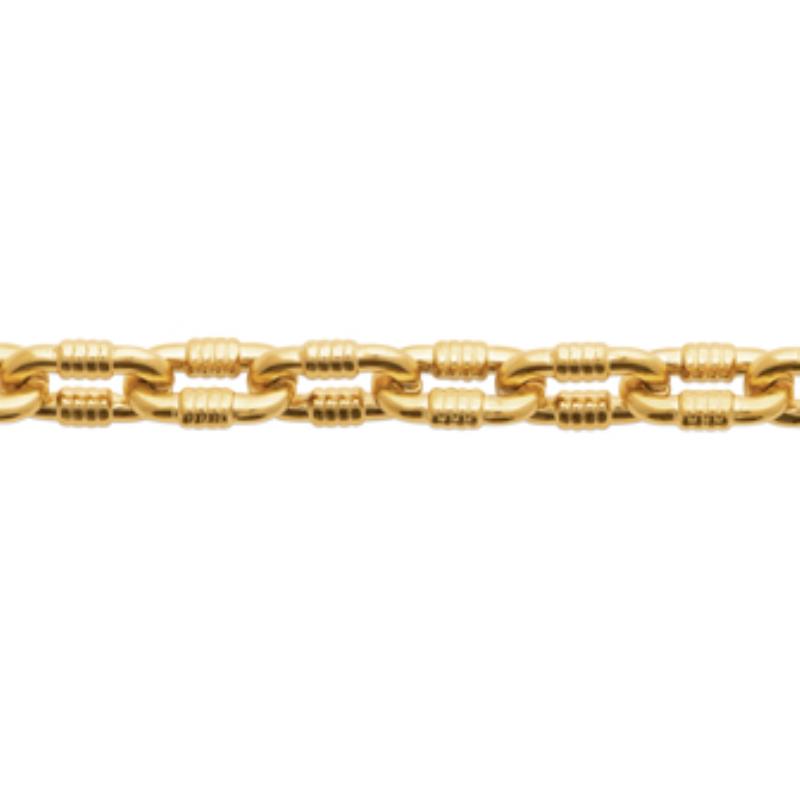 Coque de Nacre Bracelet acier doré 312211