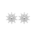 Coque de Nacre Puces d'oreilles argent 73055100