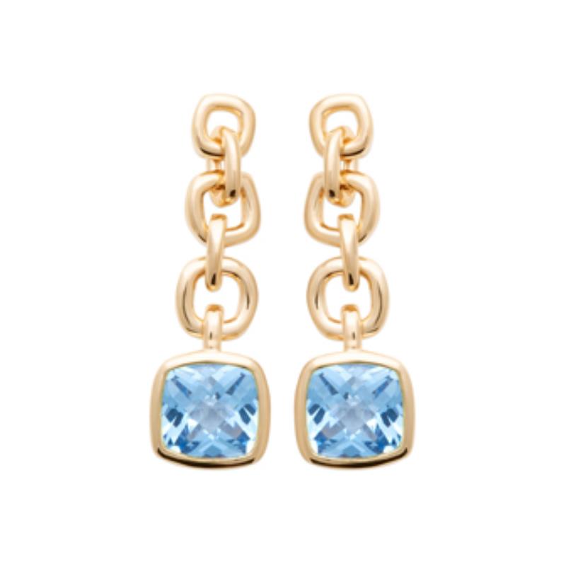 Coque de Nacre Boucles d'oreilles pendantes plaqué or 23024160