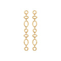 Coque de Nacre Boucles d'oreilles pendantes plaqué or 23052300