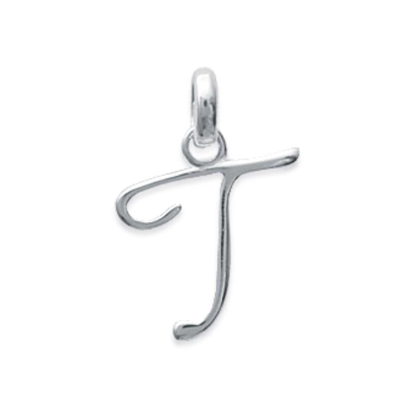 Coque de Nacre Pendentif initiale argent 148115520