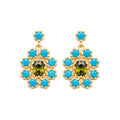 Coque de Nacre Boucles d'oreilles pendantes plaqué or 23072630