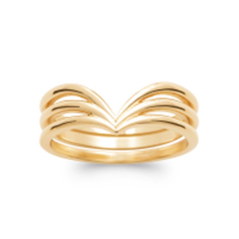 Coque de Nacre Bague plaqué or 2976600