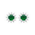 Coque de Nacre Puces d'oreilles argent 13045750