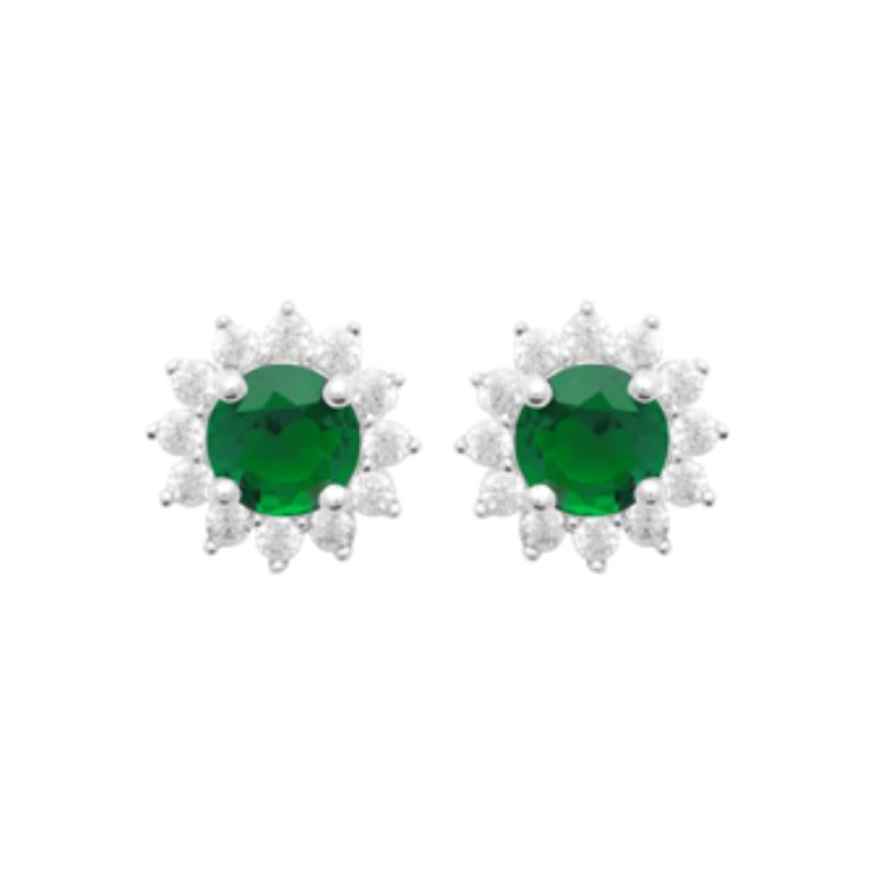 Coque de Nacre Puces d'oreilles argent 13045750