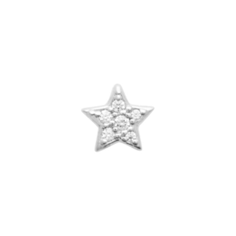 Coque de Nacre Boucle d'oreille à l'unité argent 13018810U