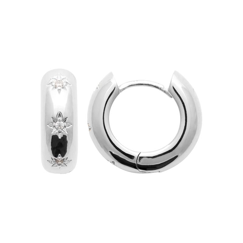 Coque de Nacre Créoles plaqué argent 4657110