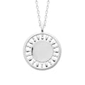 Coque de Nacre Collier argent 722225